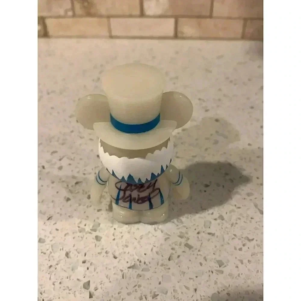 Signed DISNEY VINYLMATION 3" HAUNTED MANSION SERIES 1 HATBOX GHOST bt - Picture 3 of 7